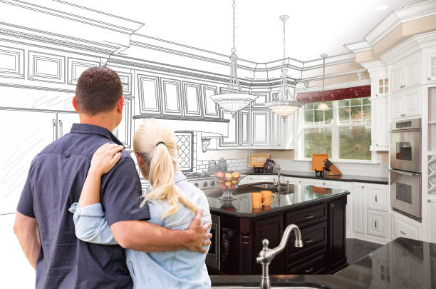 Professional Kitchen Island Installation technician working in North Fort Myers, FL